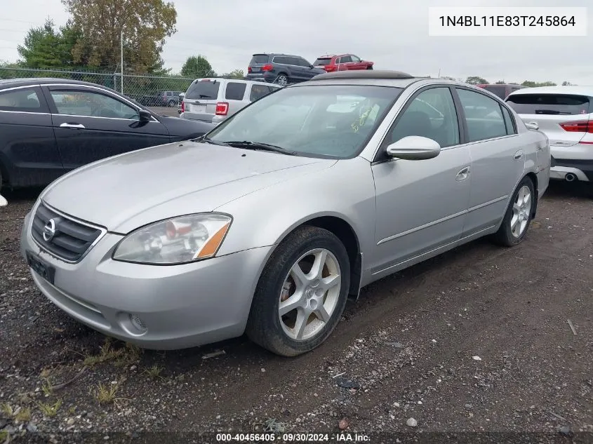 2003 Nissan Altima Se VIN: 1N4BL11E83T245864 Lot: 40456405