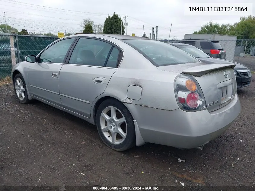 2003 Nissan Altima Se VIN: 1N4BL11E83T245864 Lot: 40456405