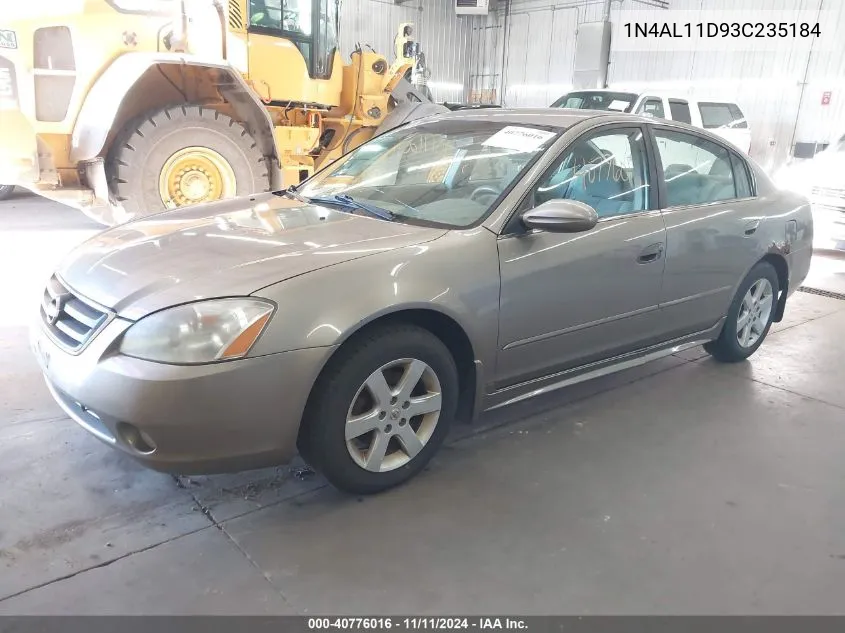 2003 Nissan Altima 2.5 S VIN: 1N4AL11D93C235184 Lot: 40776016