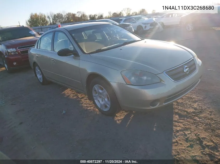 2003 Nissan Altima 2.5 S VIN: 1N4AL11DX3C268680 Lot: 40872297