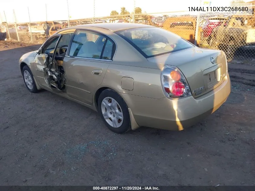 2003 Nissan Altima 2.5 S VIN: 1N4AL11DX3C268680 Lot: 40872297