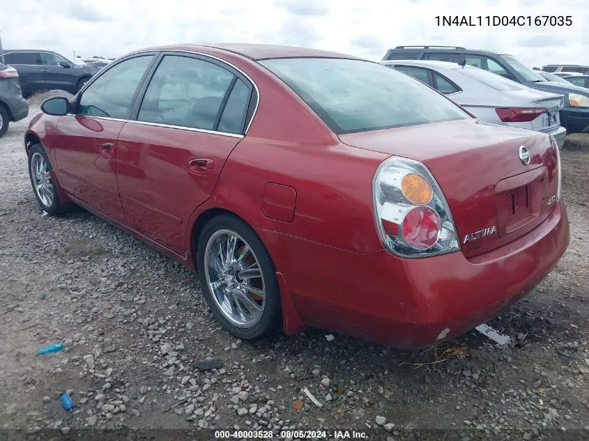 1N4AL11D04C167035 2004 Nissan Altima 2.5 S