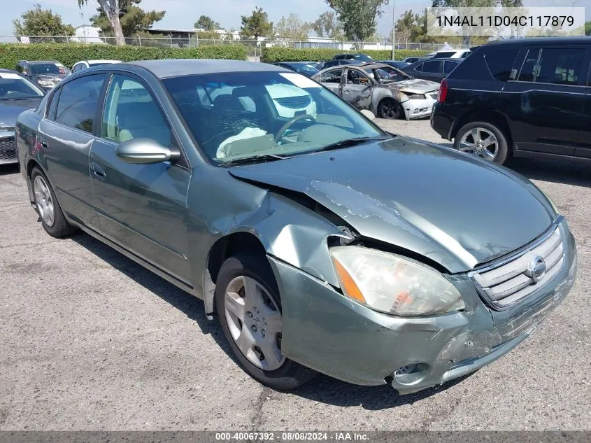 2004 Nissan Altima 2.5 S VIN: 1N4AL11D04C117879 Lot: 40067392