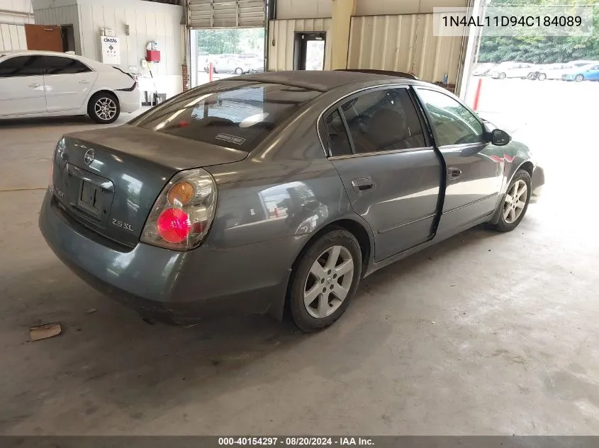 1N4AL11D94C184089 2004 Nissan Altima 2.5 Sl