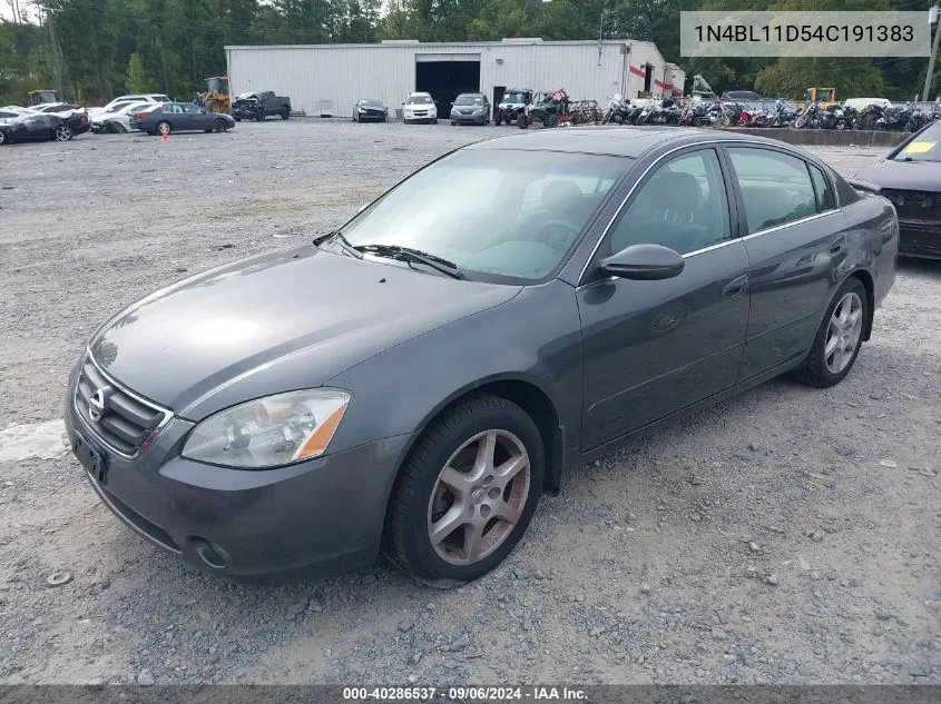 2004 Nissan Altima 3.5 Se VIN: 1N4BL11D54C191383 Lot: 40286537