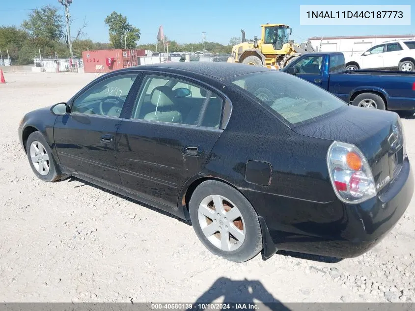 2004 Nissan Altima 2.5 S VIN: 1N4AL11D44C187773 Lot: 40580139