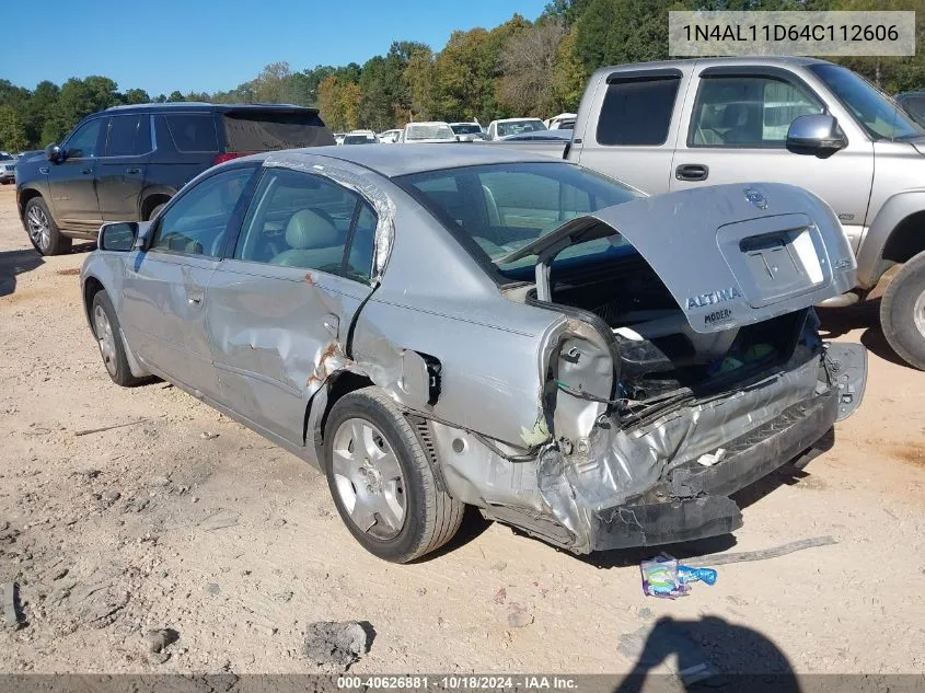 1N4AL11D64C112606 2004 Nissan Altima 2.5 S