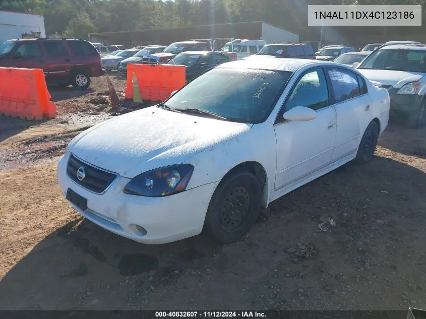 2004 Nissan Altima S VIN: 1N4AL11DX4C123186 Lot: 40832607