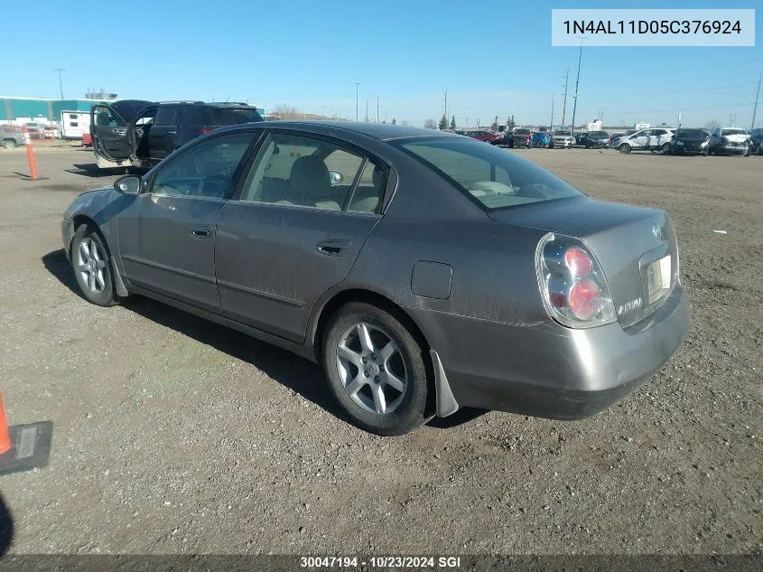 1N4AL11D05C376924 2005 Nissan Altima S/Sl