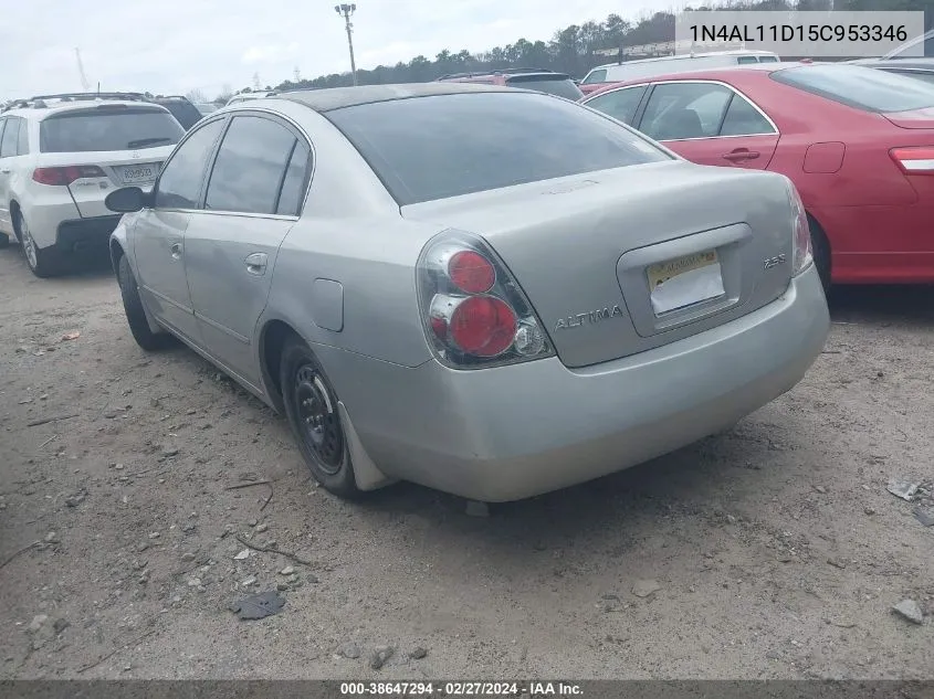 2005 Nissan Altima 2.5 S VIN: 1N4AL11D15C953346 Lot: 38647294