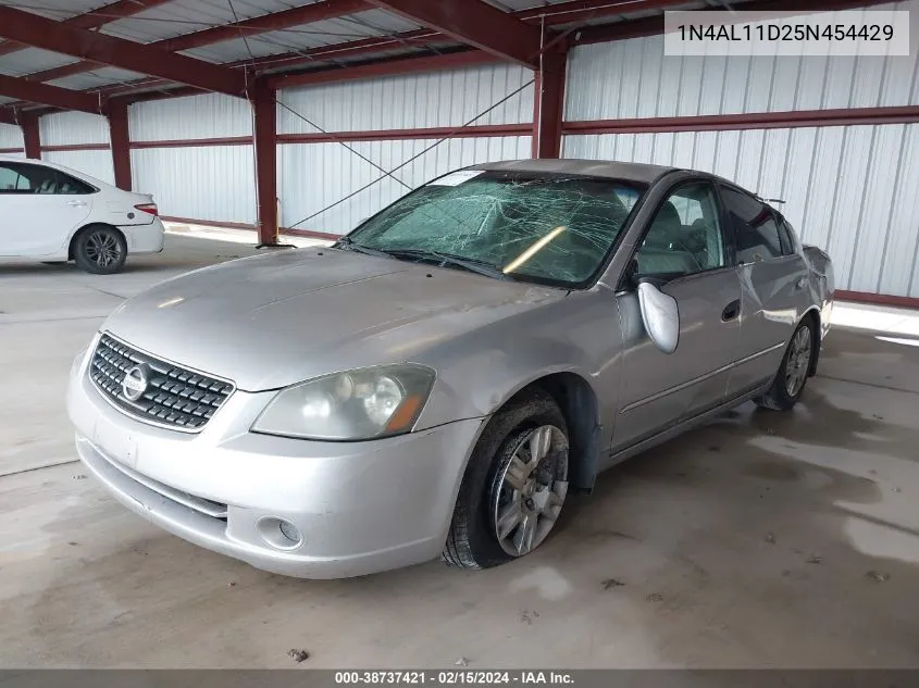 2005 Nissan Altima 2.5 S VIN: 1N4AL11D25N454429 Lot: 38737421