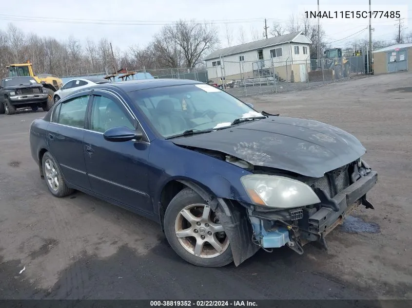 2005 Nissan Altima 2.5 S VIN: 1N4AL11E15C177485 Lot: 38819352