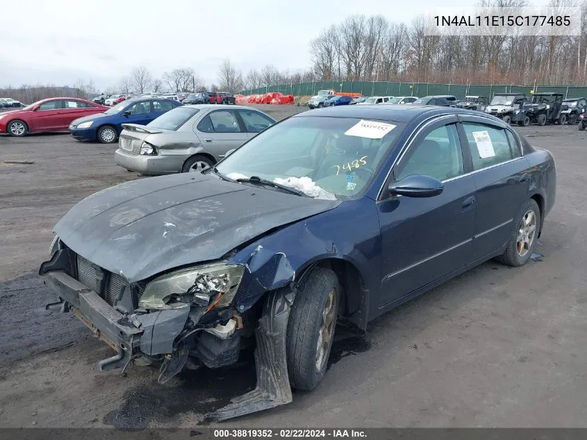 2005 Nissan Altima 2.5 S VIN: 1N4AL11E15C177485 Lot: 38819352