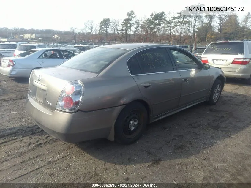 1N4AL11D05C345172 2005 Nissan Altima 2.5 S