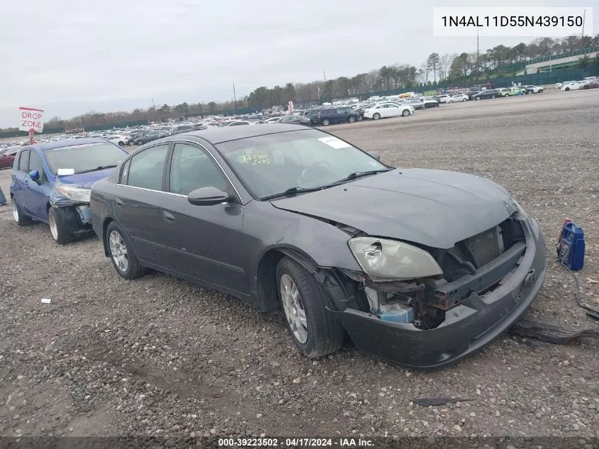 2005 Nissan Altima 2.5 S VIN: 1N4AL11D55N439150 Lot: 39223502