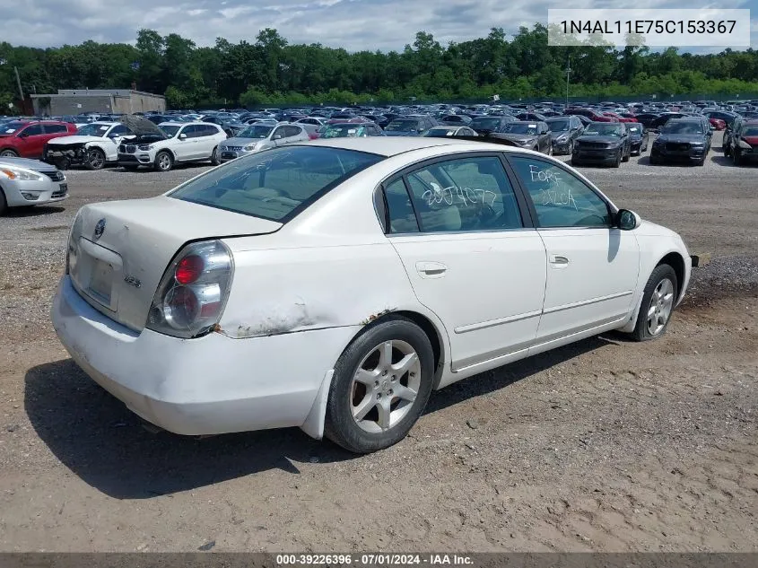 2005 Nissan Altima 2.5 S VIN: 1N4AL11E75C153367 Lot: 39226396