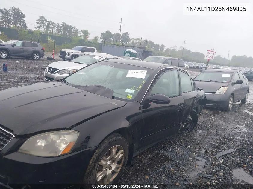 2005 Nissan Altima 2.5 S VIN: 1N4AL11D25N469805 Lot: 39430194