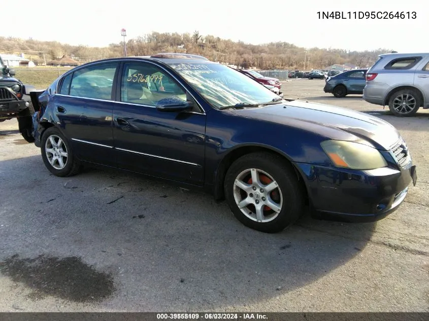 2005 Nissan Altima 3.5 Sl VIN: 1N4BL11D95C264613 Lot: 39555109