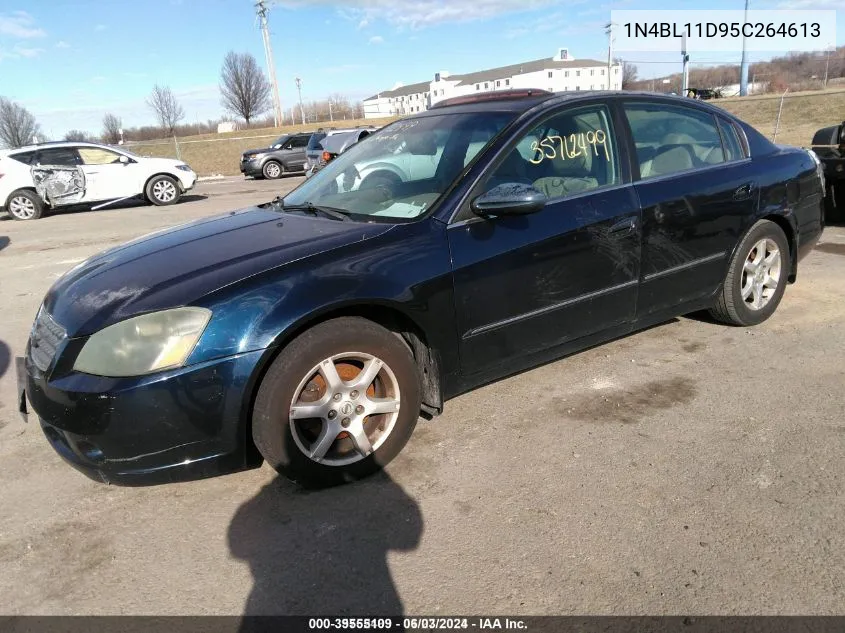 2005 Nissan Altima 3.5 Sl VIN: 1N4BL11D95C264613 Lot: 39555109