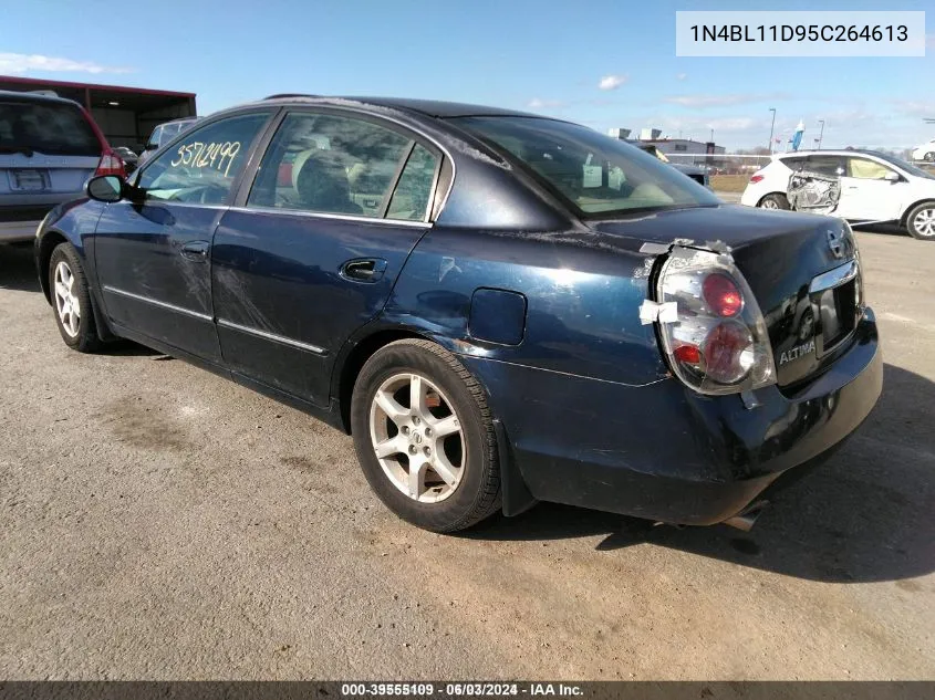 2005 Nissan Altima 3.5 Sl VIN: 1N4BL11D95C264613 Lot: 39555109