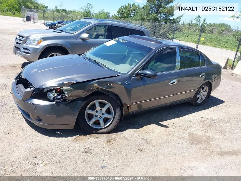 2005 Nissan Altima 2.5 S VIN: 1N4AL11D25C182122 Lot: 39577540