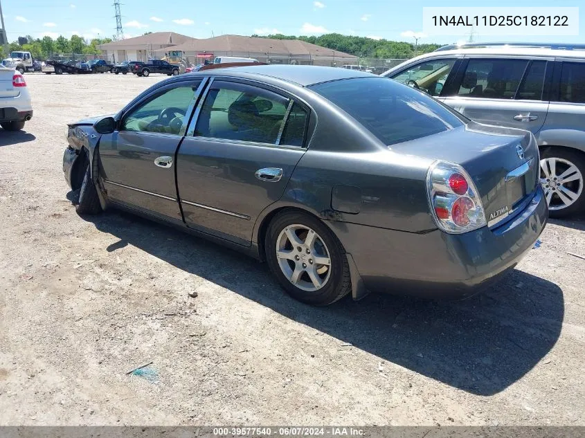 2005 Nissan Altima 2.5 S VIN: 1N4AL11D25C182122 Lot: 39577540