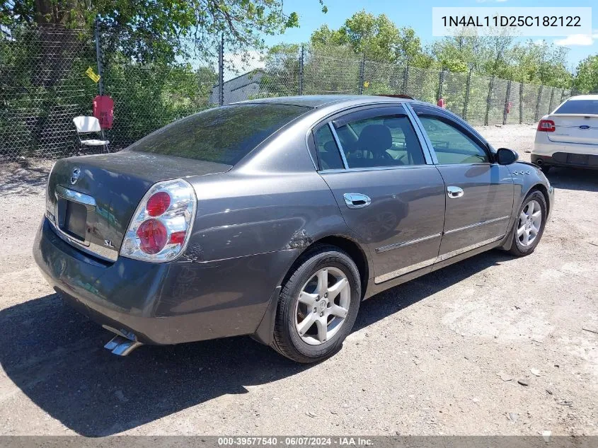 2005 Nissan Altima 2.5 S VIN: 1N4AL11D25C182122 Lot: 39577540