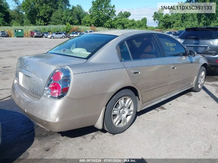 2005 Nissan Altima 2.5 S VIN: 1N4AL11DX5C393133 Lot: 39705228