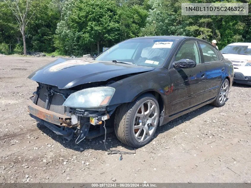 1N4BL11D75C246322 2005 Nissan Altima 3.5 Se-R