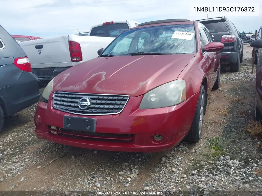 2005 Nissan Altima 3.5 Se VIN: 1N4BL11D95C176872 Lot: 39716250