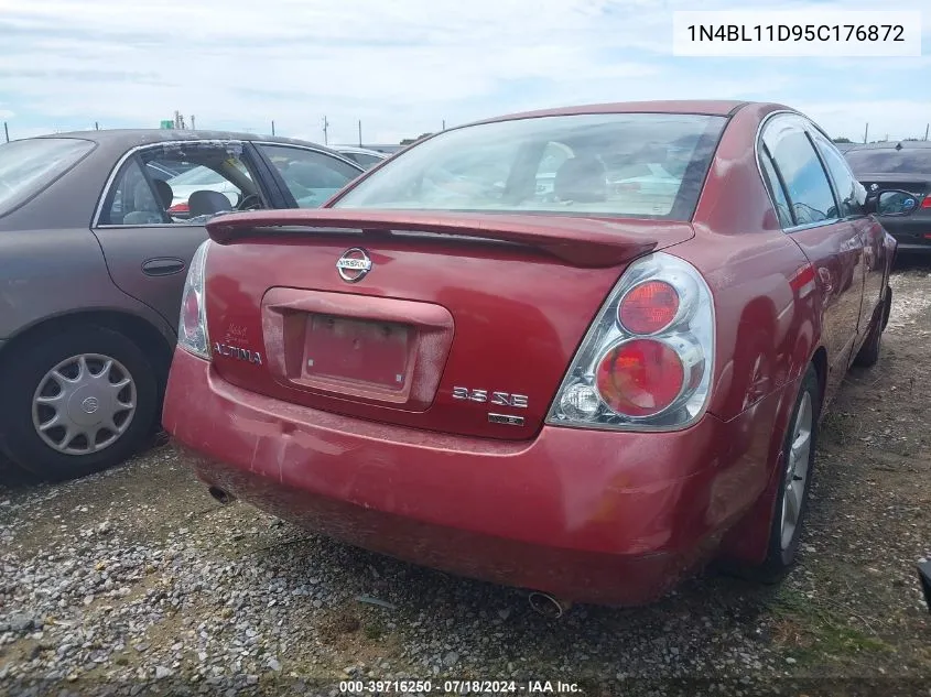 1N4BL11D95C176872 2005 Nissan Altima 3.5 Se