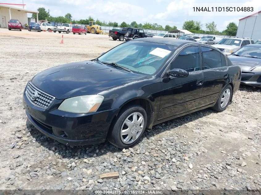 2005 Nissan Altima 2.5 S VIN: 1N4AL11D15C104883 Lot: 39842775