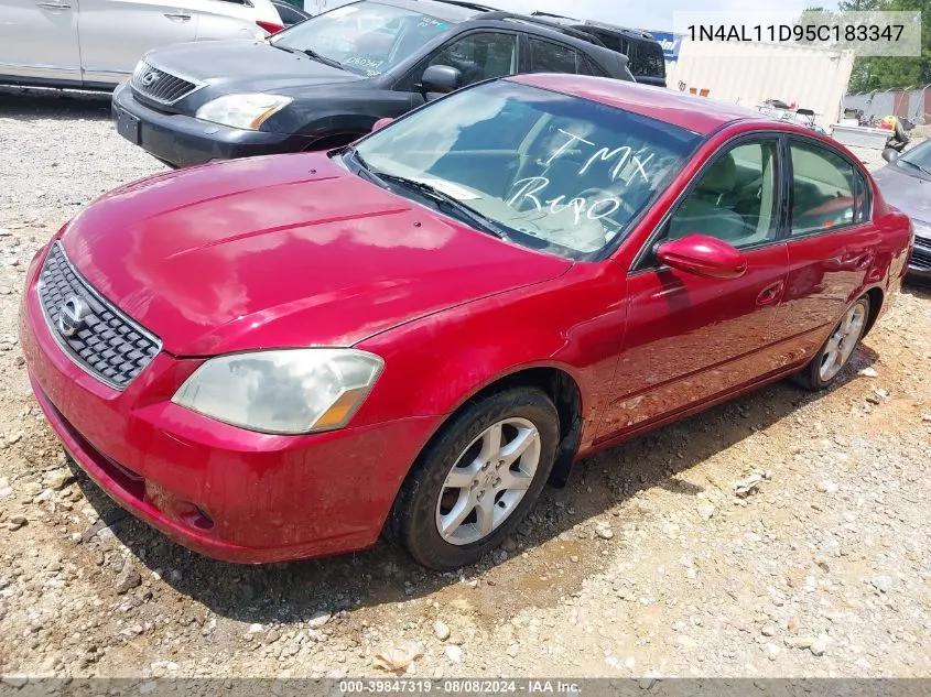 2005 Nissan Altima 2.5 S VIN: 1N4AL11D95C183347 Lot: 39847319