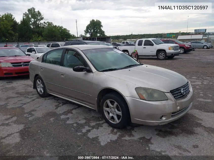 2005 Nissan Altima 2.5 S VIN: 1N4AL11D35C120597 Lot: 39873984