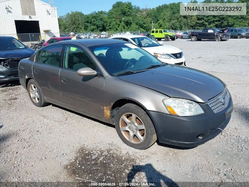 2005 Nissan Altima 2.5 S VIN: 1N4AL11E25C223292 Lot: 39954626