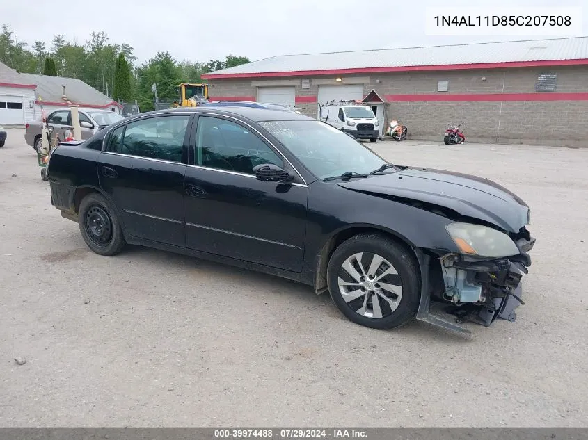 2005 Nissan Altima 2.5 S VIN: 1N4AL11D85C207508 Lot: 39974488