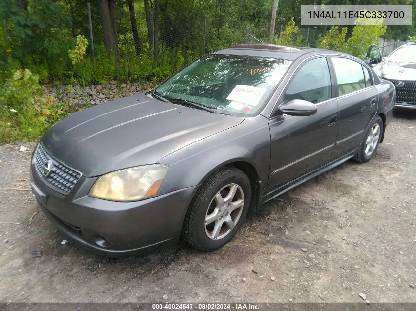 2005 Nissan Altima 2.5 S VIN: 1N4AL11E45C333700 Lot: 40024547