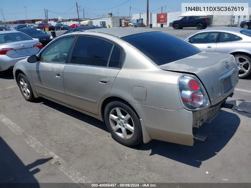 1N4BL11DX5C367619 2005 Nissan Altima 3.5 Sl