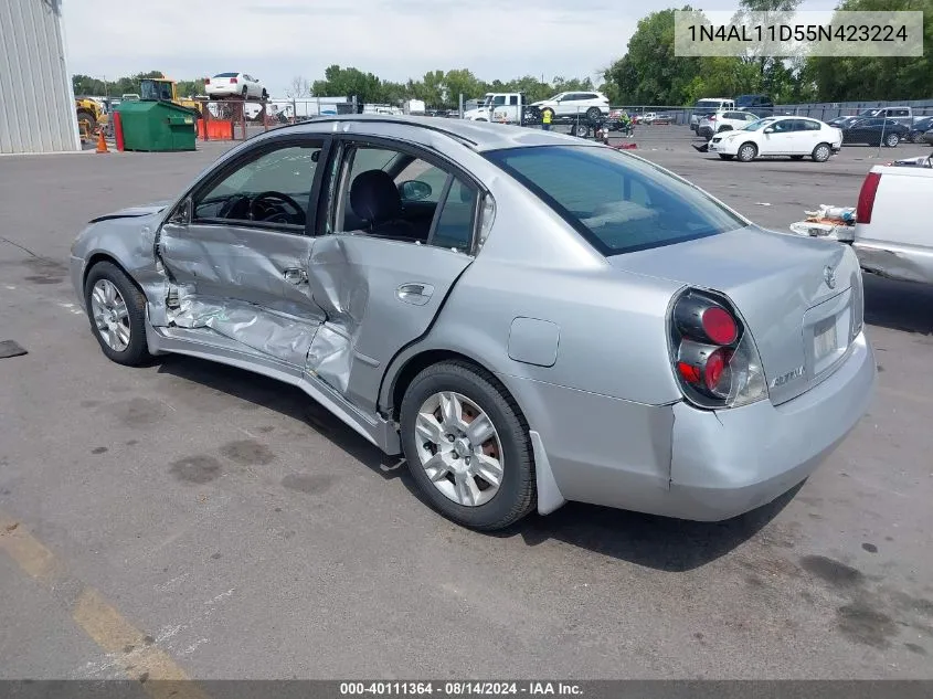 1N4AL11D55N423224 2005 Nissan Altima 2.5 S