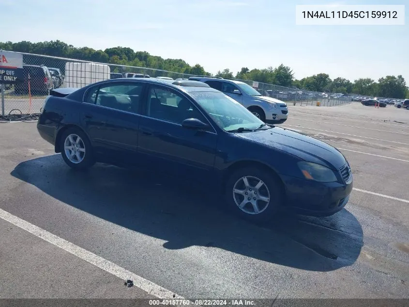 2005 Nissan Altima 2.5 S VIN: 1N4AL11D45C159912 Lot: 40157760