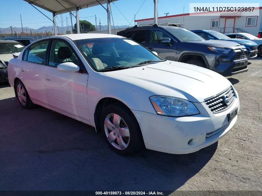 2005 Nissan Altima S/Sl VIN: 1N4AL11D75C123857 Lot: 40159873