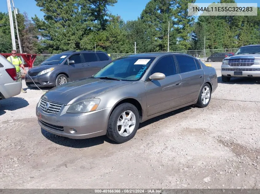 2005 Nissan Altima 2.5 S VIN: 1N4AL11E55C329283 Lot: 40166366