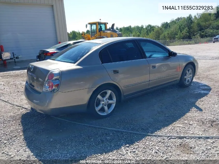 2005 Nissan Altima 2.5 S VIN: 1N4AL11E55C329283 Lot: 40166366