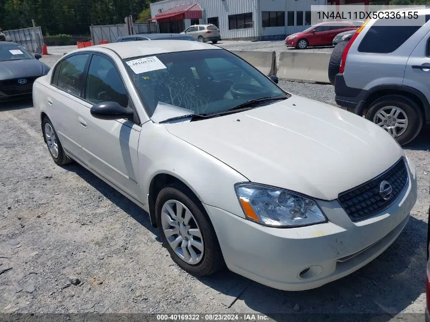 2005 Nissan Altima 2.5 S VIN: 1N4AL11DX5C336155 Lot: 40169322