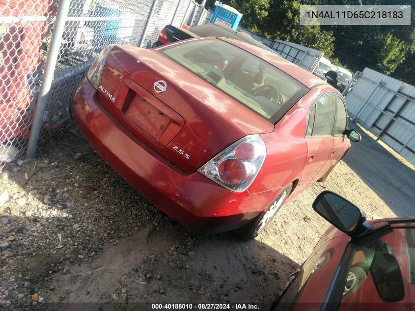 1N4AL11D65C218183 2005 Nissan Altima 2.5 S