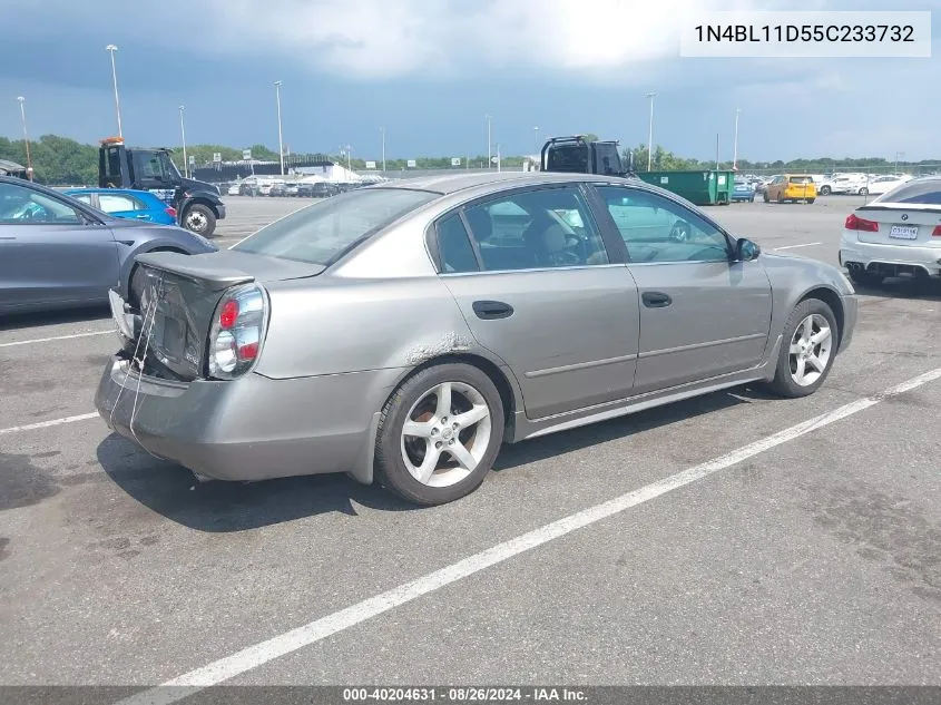 2005 Nissan Altima 3.5 Se VIN: 1N4BL11D55C233732 Lot: 40204631