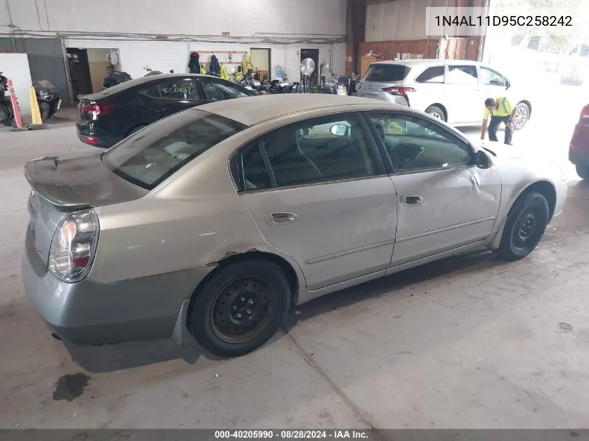 1N4AL11D95C258242 2005 Nissan Altima 2.5 S