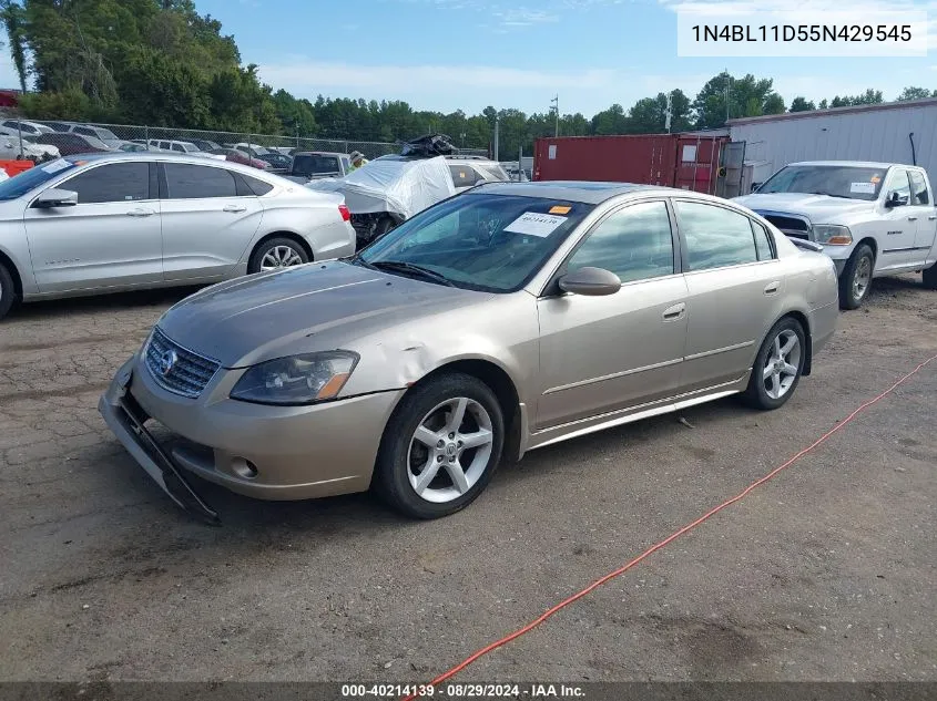 2005 Nissan Altima 3.5 Se VIN: 1N4BL11D55N429545 Lot: 40214139