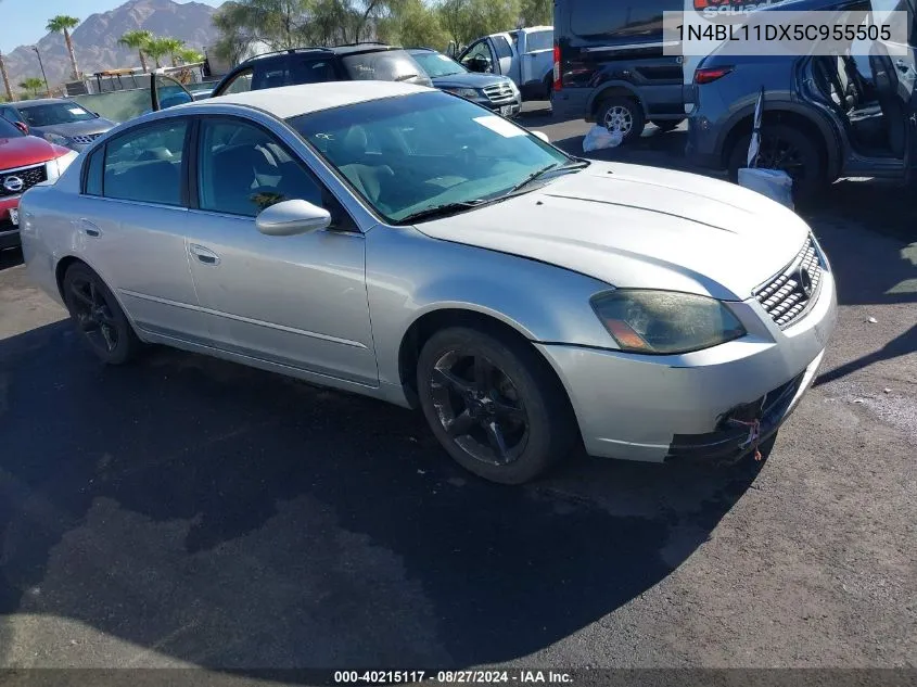 2005 Nissan Altima 3.5 Se VIN: 1N4BL11DX5C955505 Lot: 40215117