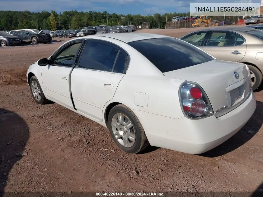 2005 Nissan Altima 2.5 S VIN: 1N4AL11E55C284491 Lot: 40226140